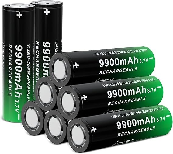 GTL EvreFire 18650 Rechargeable Battery. Flat Sides.
