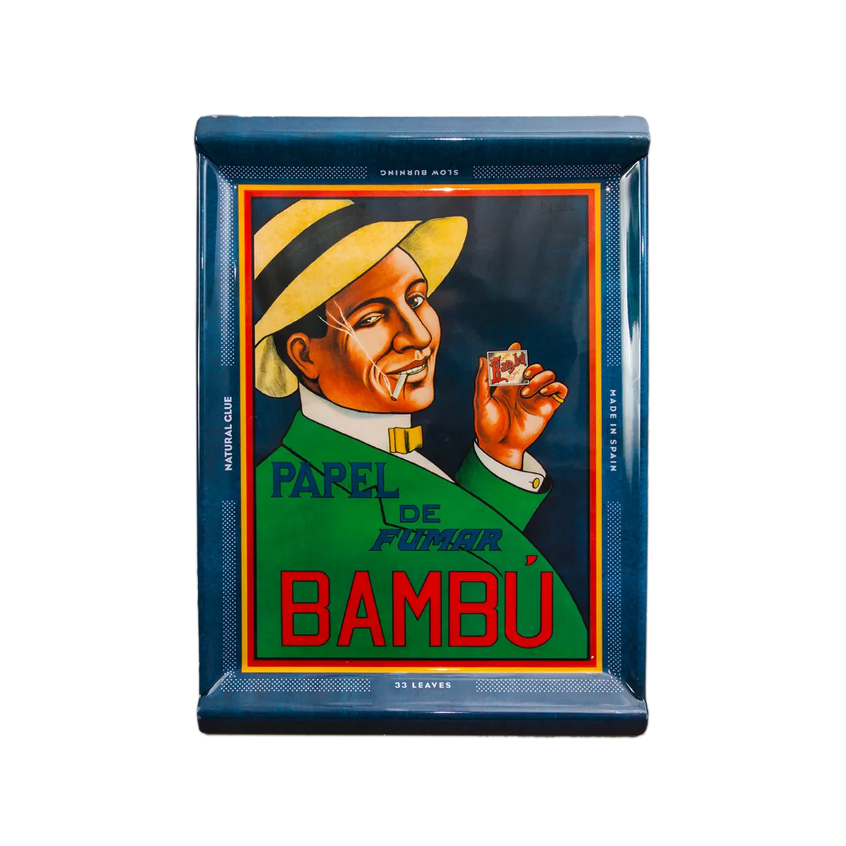Bambú Smoking Man Rolling Tray. Size- Small.