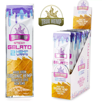 TRUE HEMP Natural Organic Hemp Wrap - Sticky Gelato