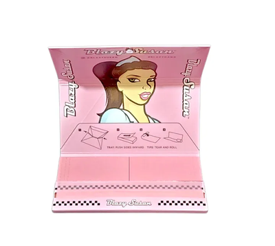 Blazy Susan Pink King Size Slim Deluxe Rolling Kit