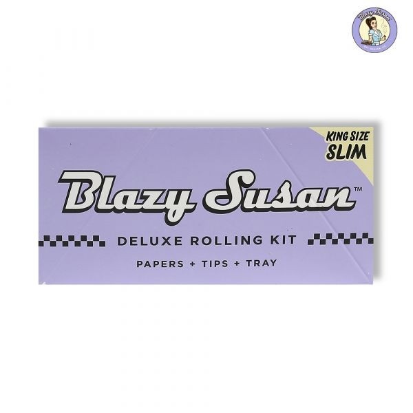 Blazy Susan Purple Deluxe King Size Slim Rolling Kit.