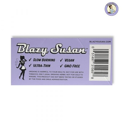 Blazy Susan Purple Deluxe King Size Slim Rolling Kit.