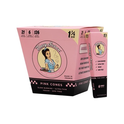 Blazy Susan Pink Pre Rolled Cones 1 1/4 | 6pk.