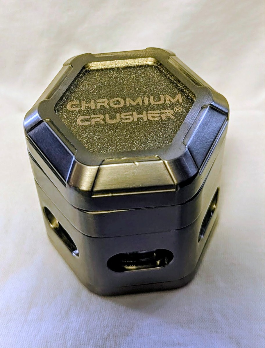 Chromium Crusher CNC Aluminum – 2.5″ Round.
