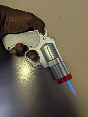 Revolver torch lighter.