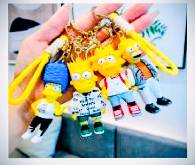 Keychain Simpson's figure.