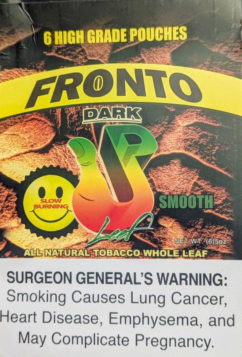 Upleaf (DARK) Fronto whole leaf tobacco.