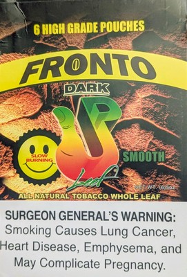 Upleaf (DARK) Fronto whole leaf tobacco.