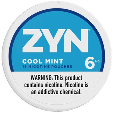 ZYN Nicotine Pouches. Cool Mint. 3mg & 6mg.
