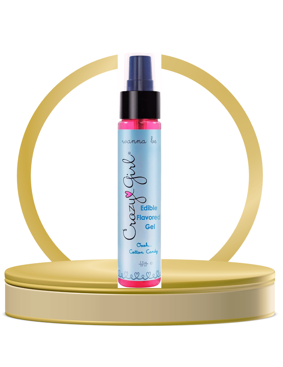 Crazy Girl Water Based Cotton Candy Flavored Edible Oral Gel
