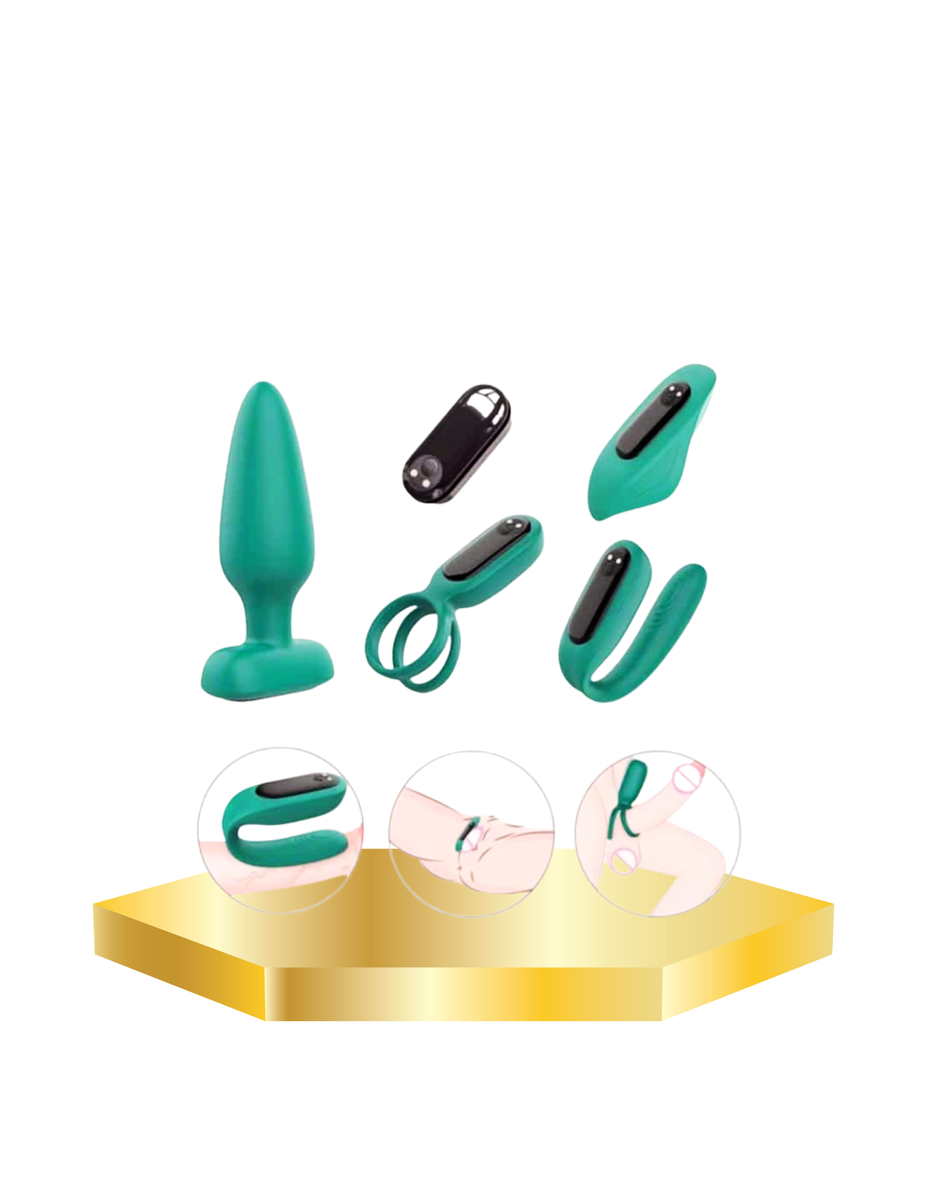 The Love Pleasure Kit w/ Remote Control (Black)