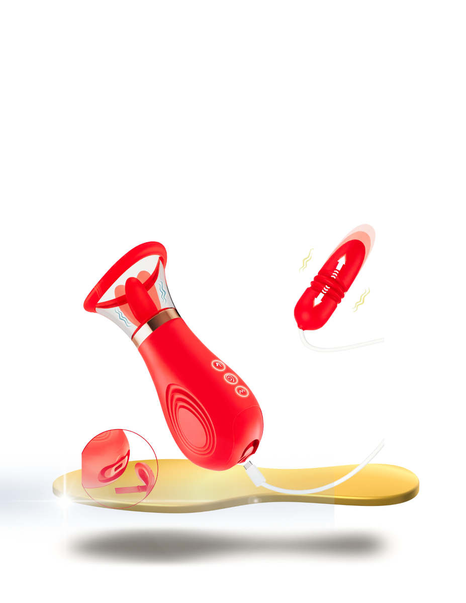 Sibyl Rose 4 -in-1 Vibrator w/ Removable Love Egg