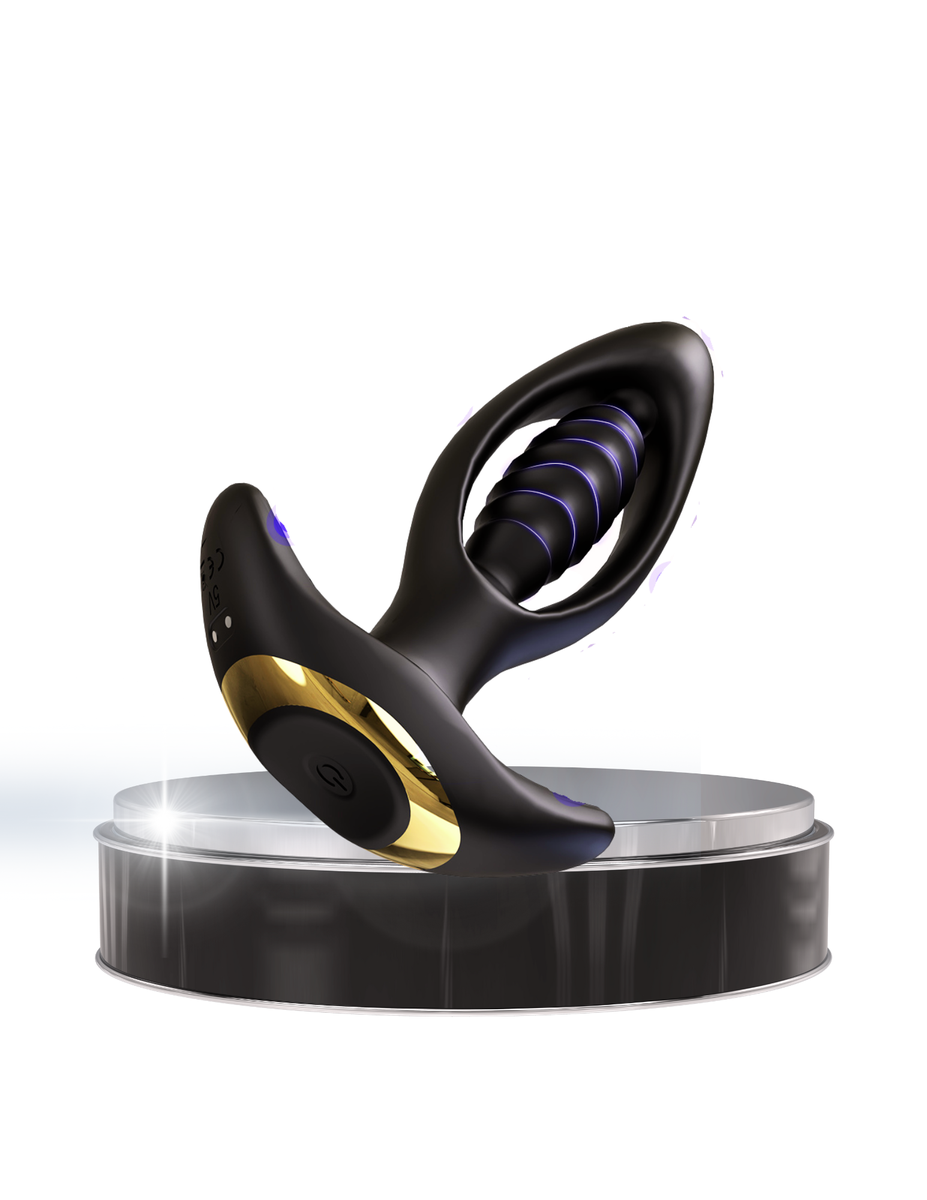 Pile Driver Silicone Anal Plug Vibrator