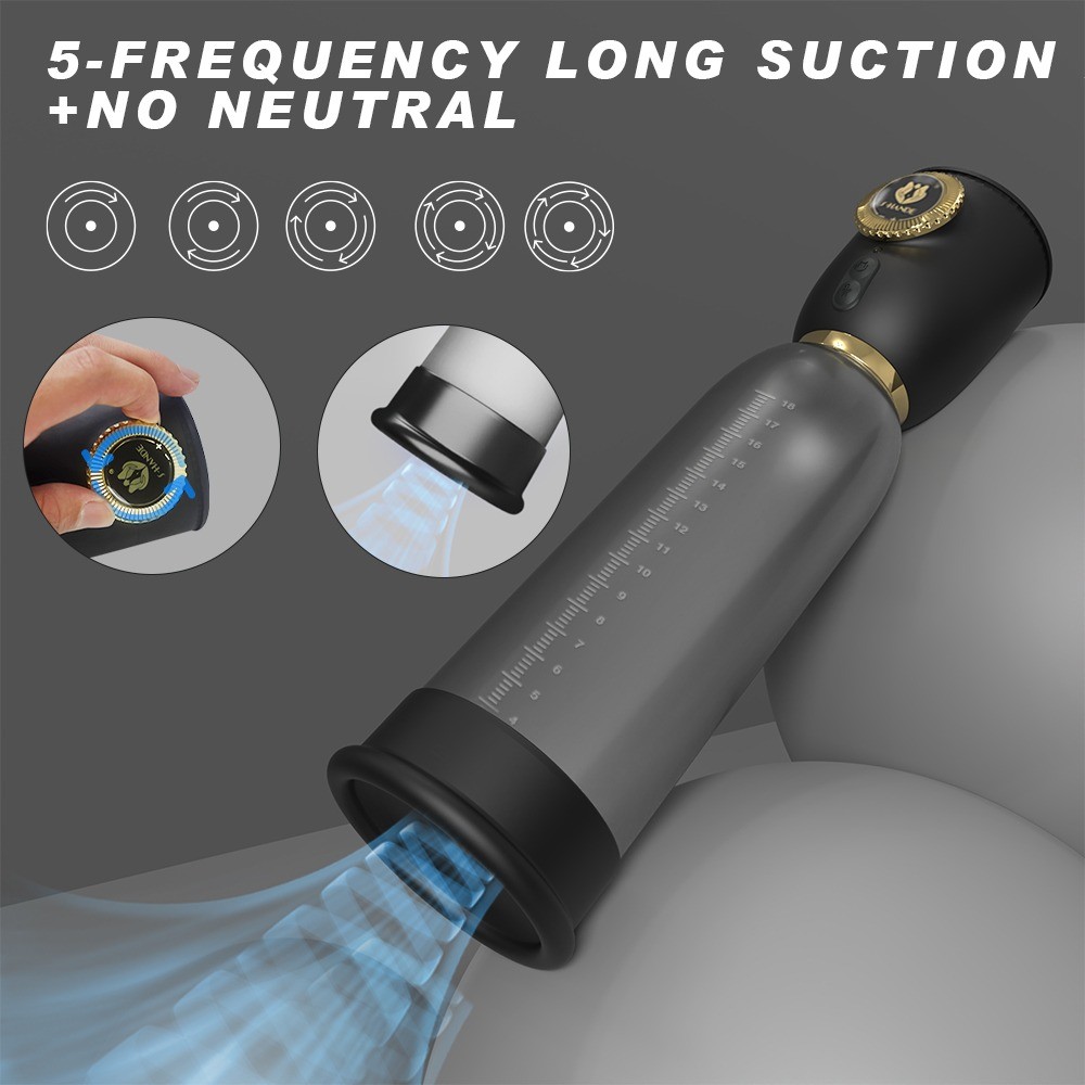 Time Traveler's Penis Enlargement Men Electric Vacuum Penis Pump