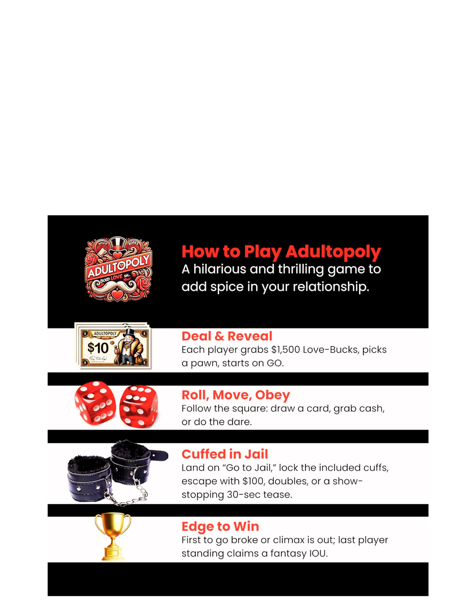 Adultopoly with Handcuffs