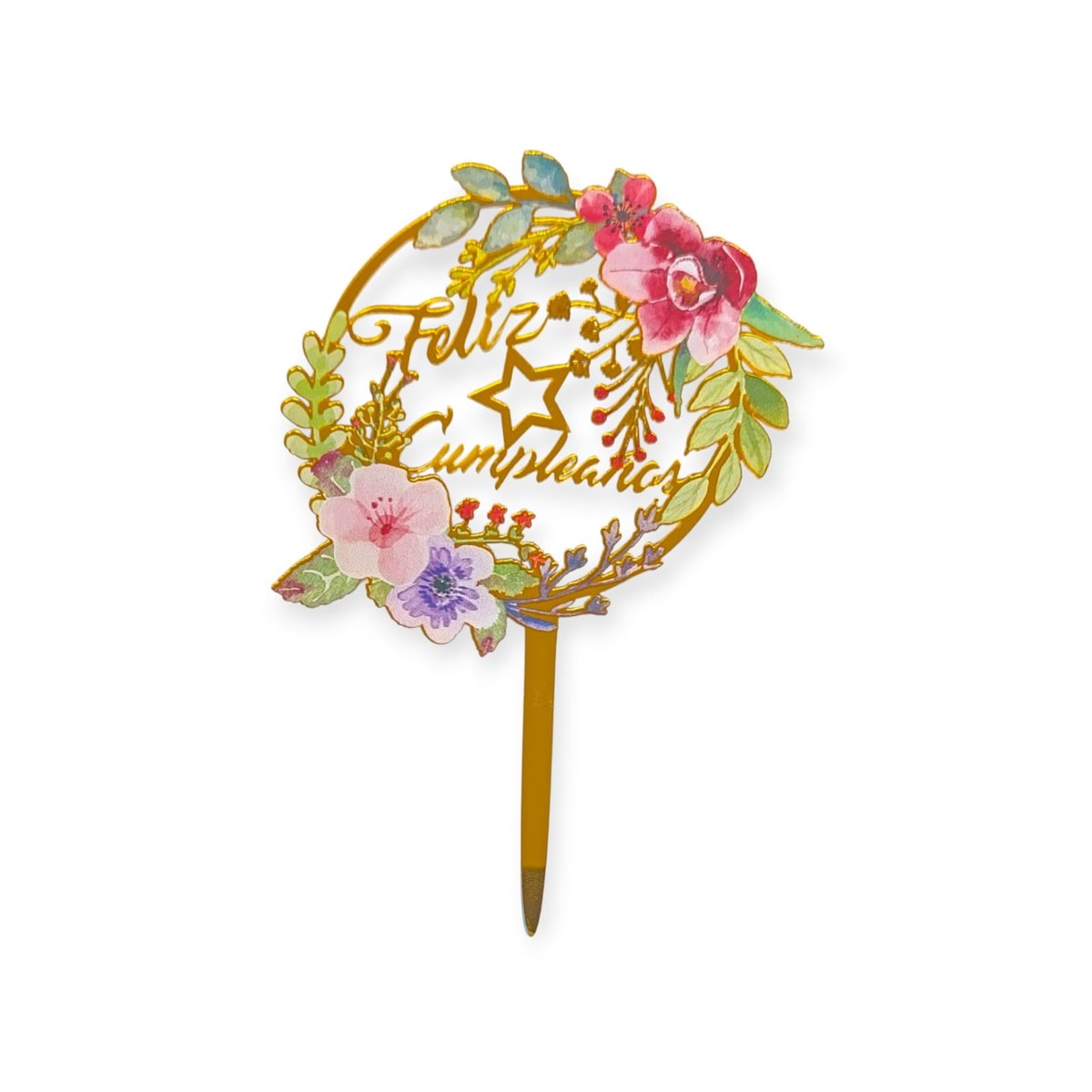 Topper feliz cumpleaños