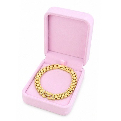 Pulsera enchapada en oro