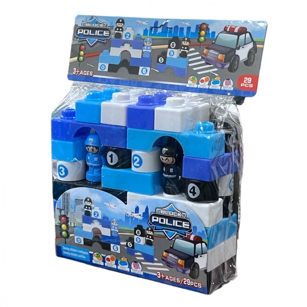 Set de bloques-Policía
