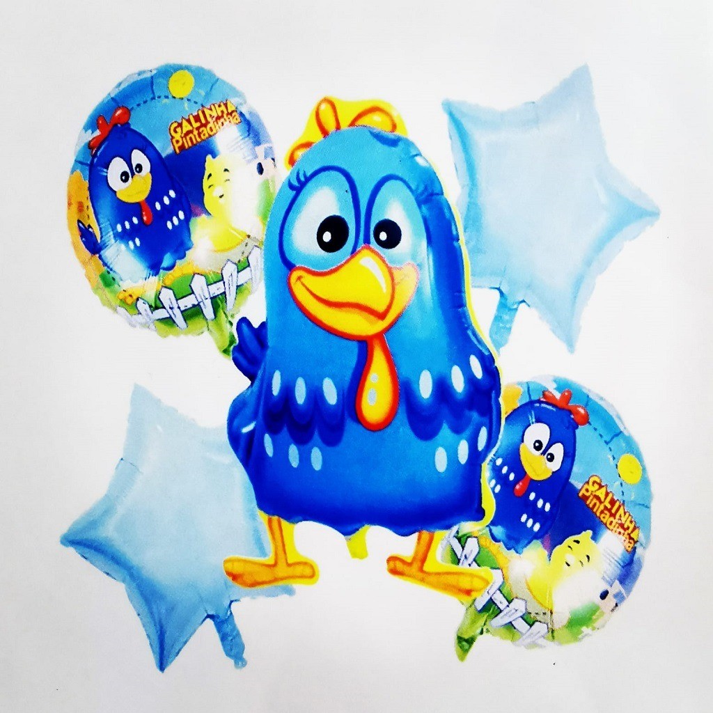 Globos gallina pintadita