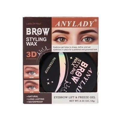 Cera transparente para cejas