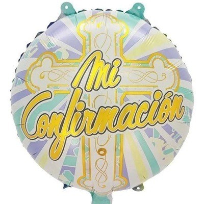 Globo sin inflar Mi confirmación (18")