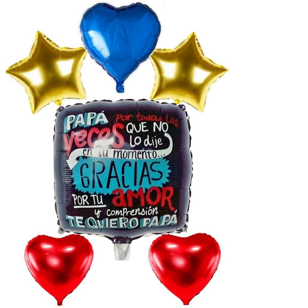 Globos papá - Agradecimiento