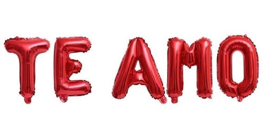 Globos "Te amo"