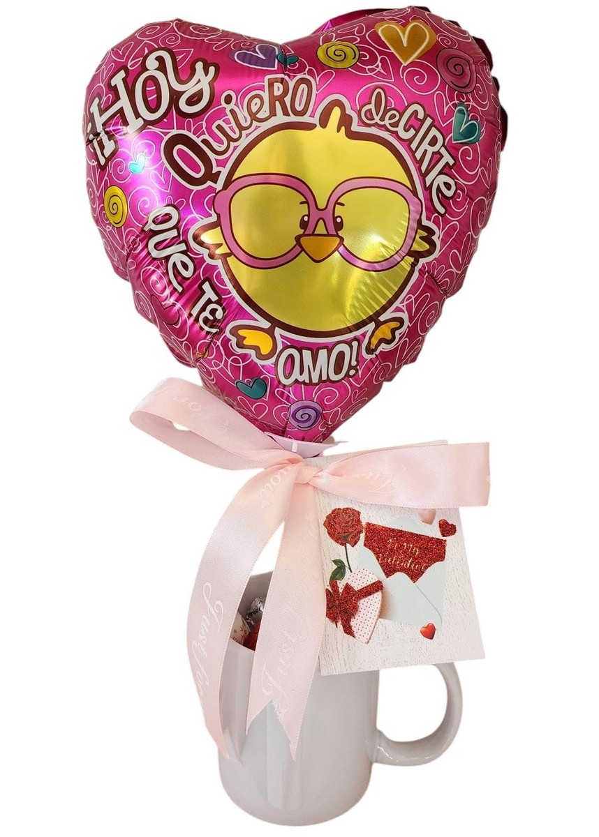 Taza con chocolates Hoy quiero decirte que te amo