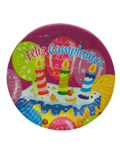 Platos desechables pequeño