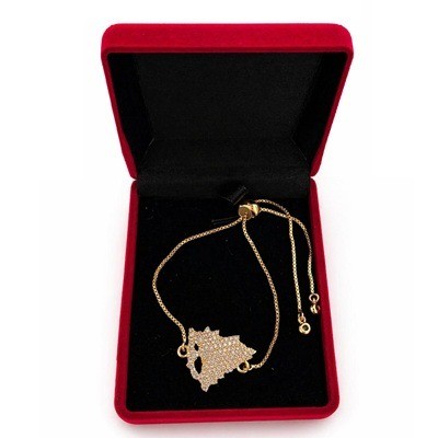 Pulsera enchapada en oro