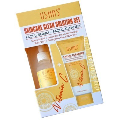 Limpiador y serum facial