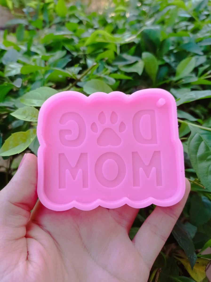 Moldes para resina- Dog mom