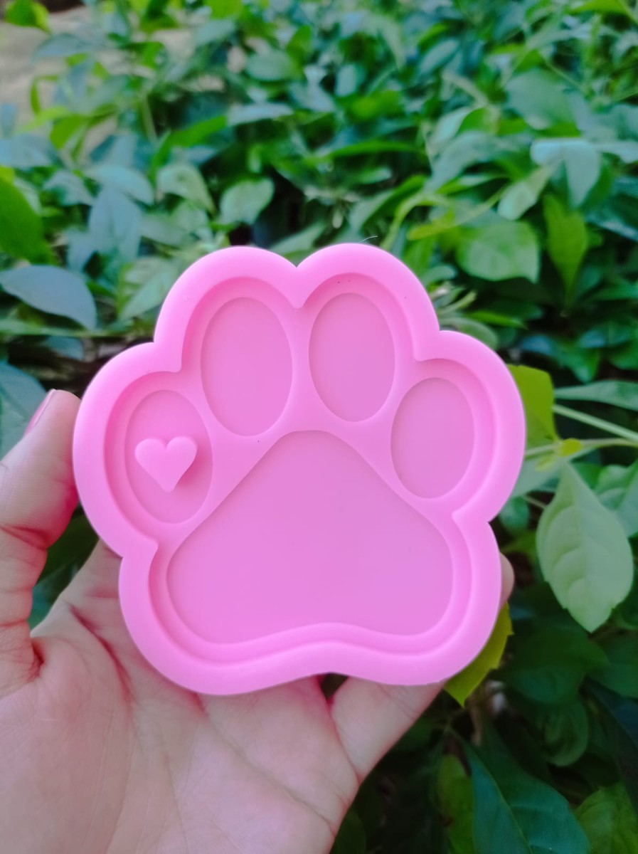 Moldes para resina-Pata de perro