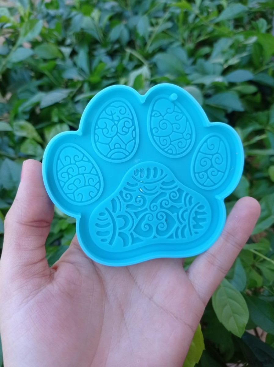 Moldes para resina-Pata de perro