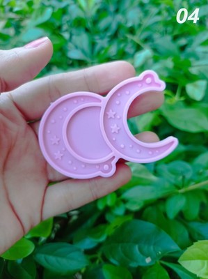 Moldes para resina-Aretes de corazón