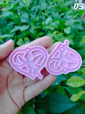 Moldes para resina-Aretes de corazón