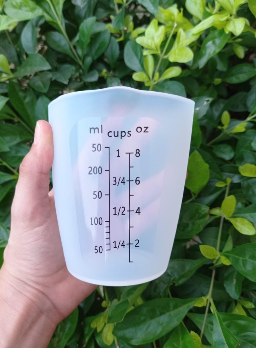 Vaso medidor de silicón grande