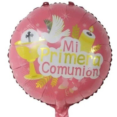 Globo sin inflar Primera comunión (18")