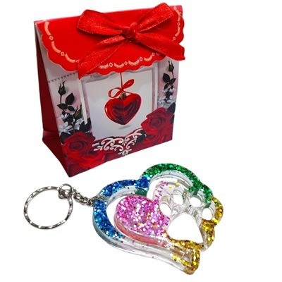 Llavero de resina mascota