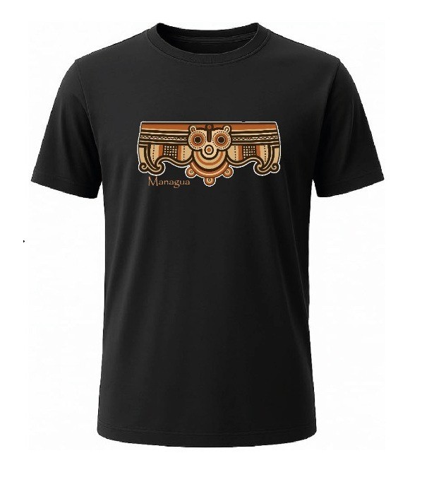 Camiseta con diseño precolombino