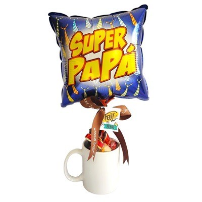 Taza con chocolates-Papá