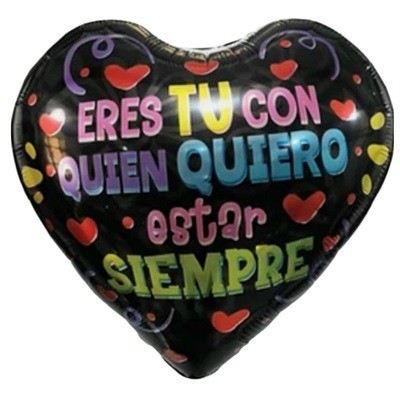 Globo sin inflar-Eres tu con quien quiero estar siempre