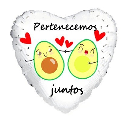 Globo sin inflar-Pertenecemos juntos