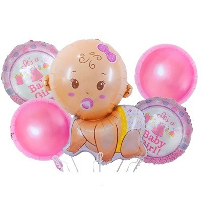 Set de globos sin inflar It´s a girl