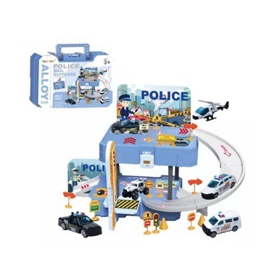 Mini maletín con pista de policía