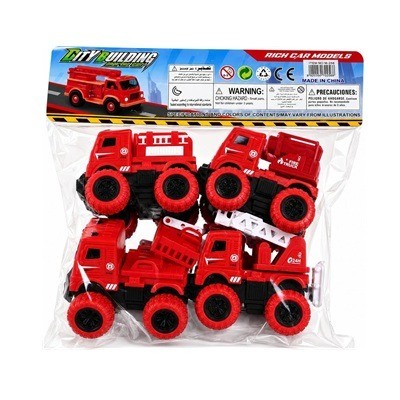 Set de camioncitos de bombero