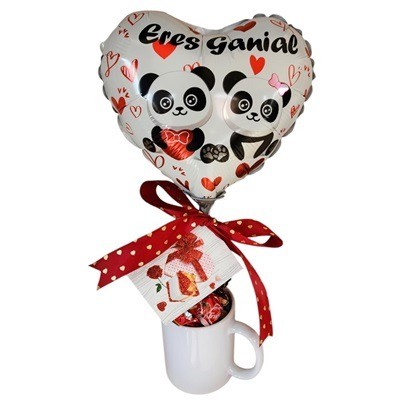 Taza con chocolates Eres genial