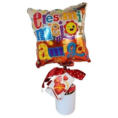 Taza con chocolates Eres mi mejor amiga