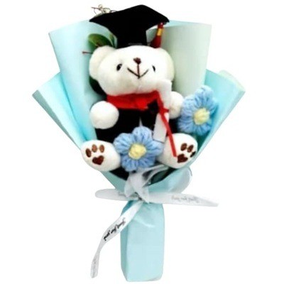 Arreglito de Graduación Con Llavero Osito