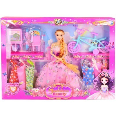 Set de muñeca con accesorios